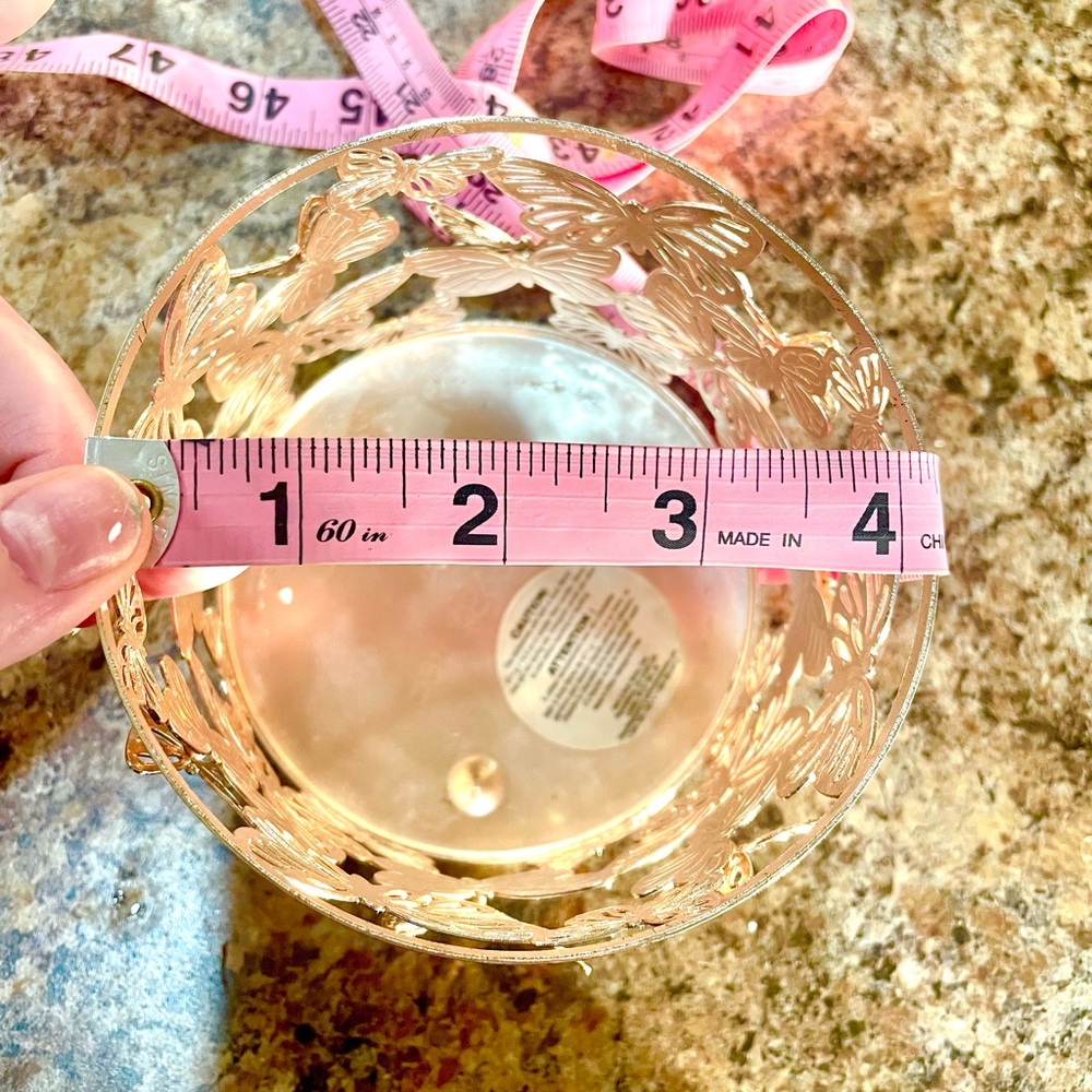 Bath & Body Works Butterfly Three Wick Candle Holder - Picture 5 of 7